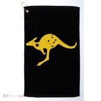 AUSTRALIA KANGAROO AUSSIE ROO FLAG ROUNDEL SPORTS MILITARY Golf Towel thumb 0