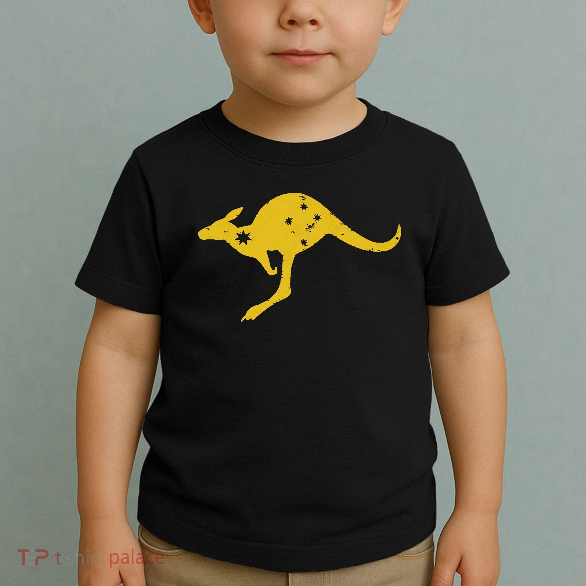 AUSTRALIA KANGAROO AUSSIE ROO FLAG ROUNDEL SPORTS MILITARY Toddler T-Shirt