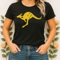 AUSTRALIA KANGAROO AUSSIE ROO FLAG ROUNDEL SPORTS MILITARY Women's T-Shirt thumb 2