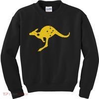 AUSTRALIA KANGAROO AUSSIE ROO FLAG ROUNDEL SPORTS MILITARY Kids Sweatshirt thumb 0