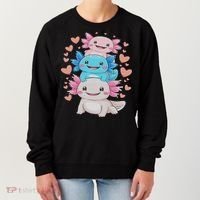 Axolotl Kawaii Anime Cute Axolotls Women's Sweatshirt thumb 0