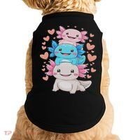 Axolotl Kawaii Anime Cute Axolotls Doggie Tank thumb 0