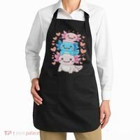Axolotl Kawaii Anime Cute Axolotls Apron thumb 2