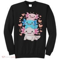 Axolotl Kawaii Anime Cute Axolotls Sweatshirt thumb 0