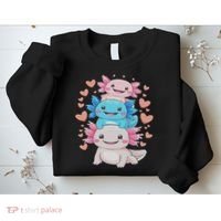 Axolotl Kawaii Anime Cute Axolotls Sweatshirt thumb 2