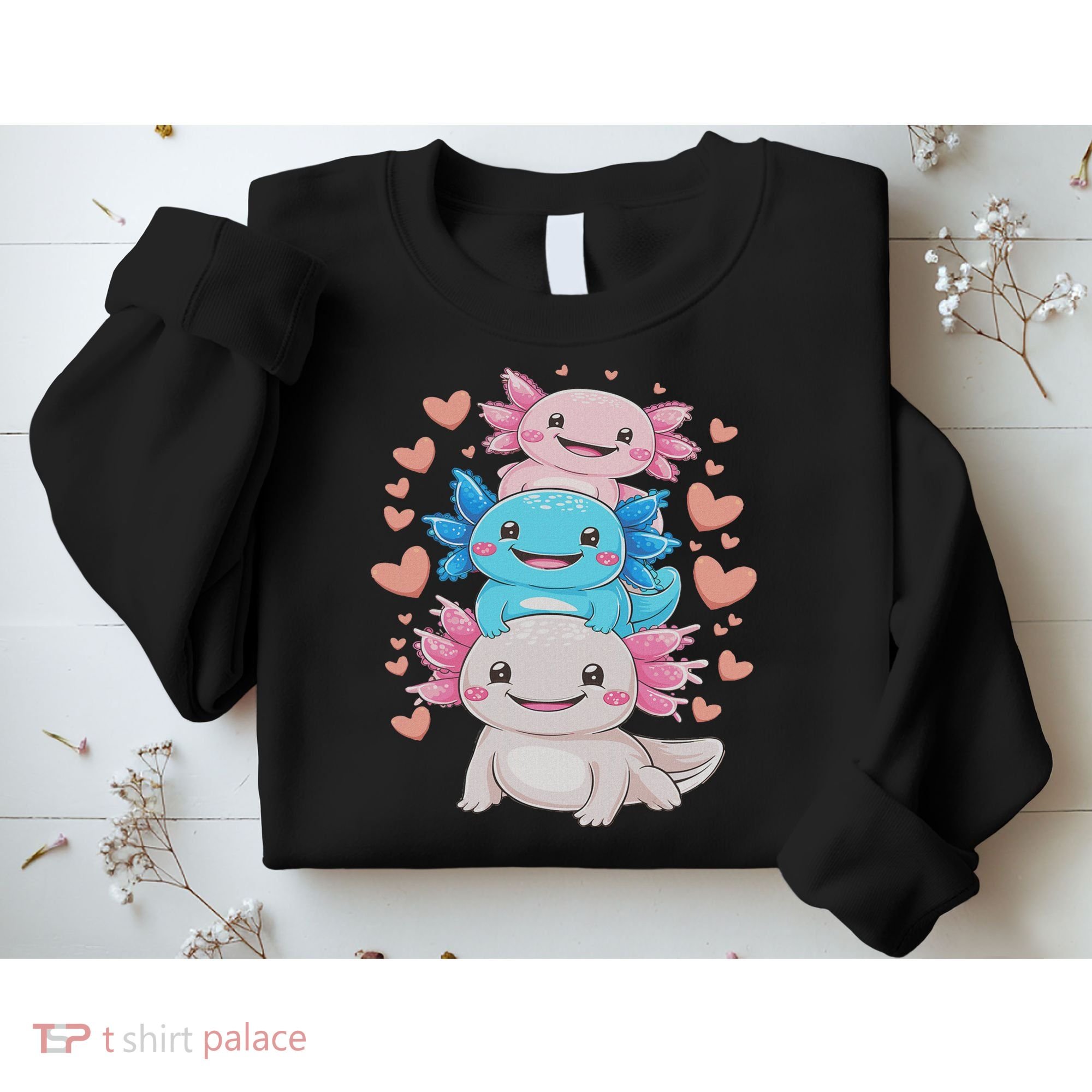 Axolotl Kawaii Anime Cute Axolotls Sweatshirt