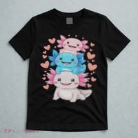 Axolotl Kawaii Anime Cute Axolotls T-Shirt thumb 5