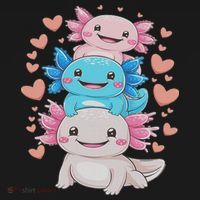 Axolotl Kawaii Anime Cute Axolotls Women's Hoodie thumb 2
