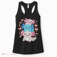 Axolotl Kawaii Anime Cute Axolotls Women's Tank Top thumb 0