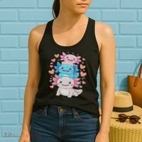 Axolotl Kawaii Anime Cute Axolotls Women's Tank Top thumb 2