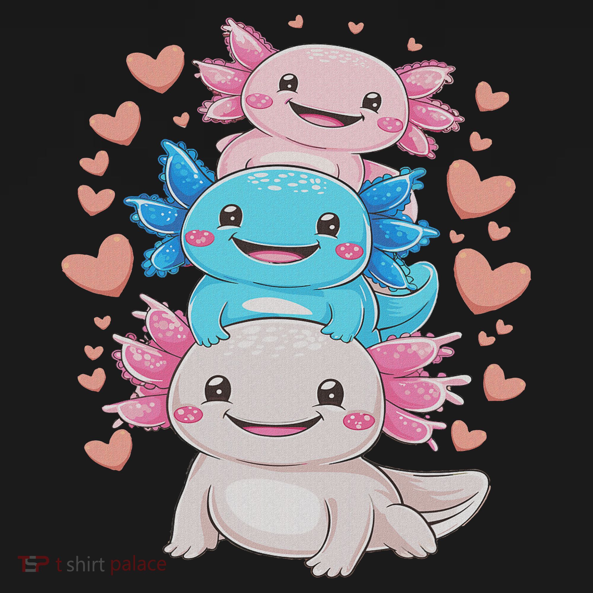 Axolotl Kawaii Anime Cute Axolotls Women's Tank Top