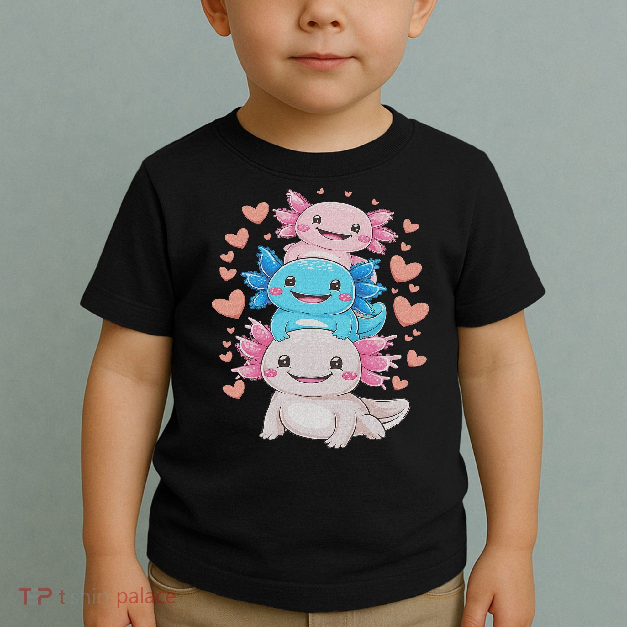 Axolotl Kawaii Anime Cute Axolotls Toddler T-Shirt