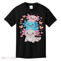 Axolotl Kawaii Anime Cute Axolotls Kids T-Shirt thumb 0