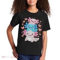 Axolotl Kawaii Anime Cute Axolotls Kids T-Shirt thumb 2