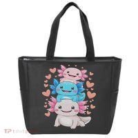 Axolotl Kawaii Anime Cute Axolotls Tote Bag thumb 0