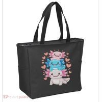 Axolotl Kawaii Anime Cute Axolotls Tote Bag thumb 2