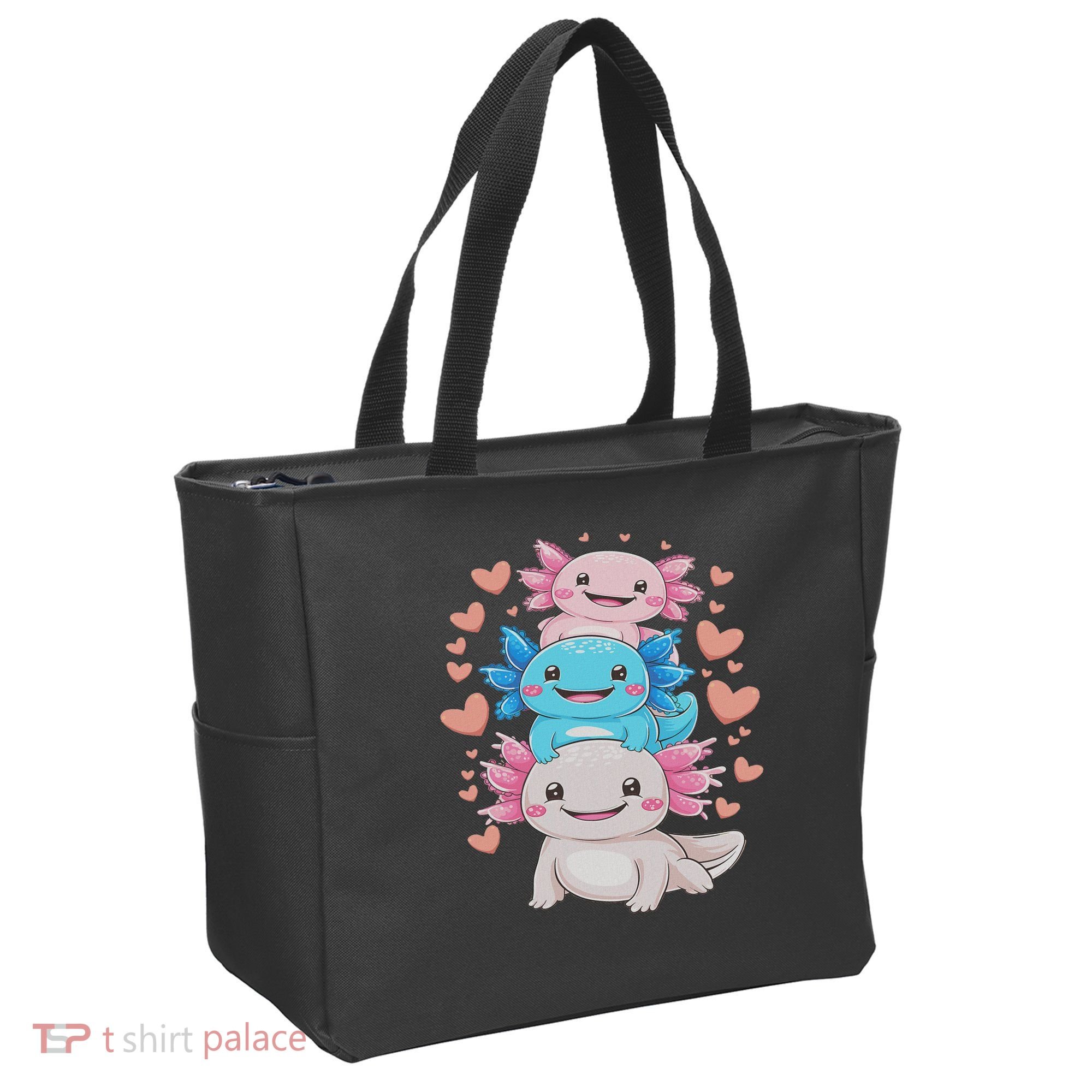 Axolotl Kawaii Anime Cute Axolotls Tote Bag