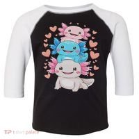Axolotl Kawaii Anime Cute Axolotls Toddler Fine Jersey T-Shirt thumb 0