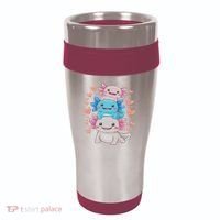 Axolotl Kawaii Anime Cute Axolotls 16oz Travel Tumbler thumb 0