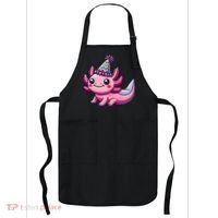 Anime Kawaii Axolotl Birthday Party Hat Apron thumb 0