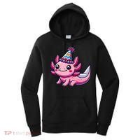 Anime Kawaii Axolotl Birthday Party Hat Women's Hoodie thumb 0