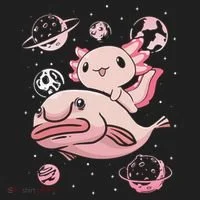 Axolotl Kawaii Blobfish Women's Sweatshirt thumb 2