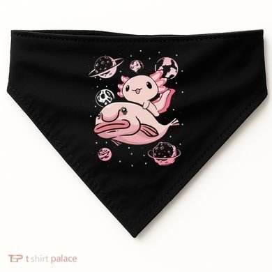 Axolotl Kawaii Blobfish USA-Made Doggie Bandana