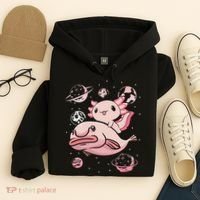 Axolotl Kawaii Blobfish Hoodie thumb 4