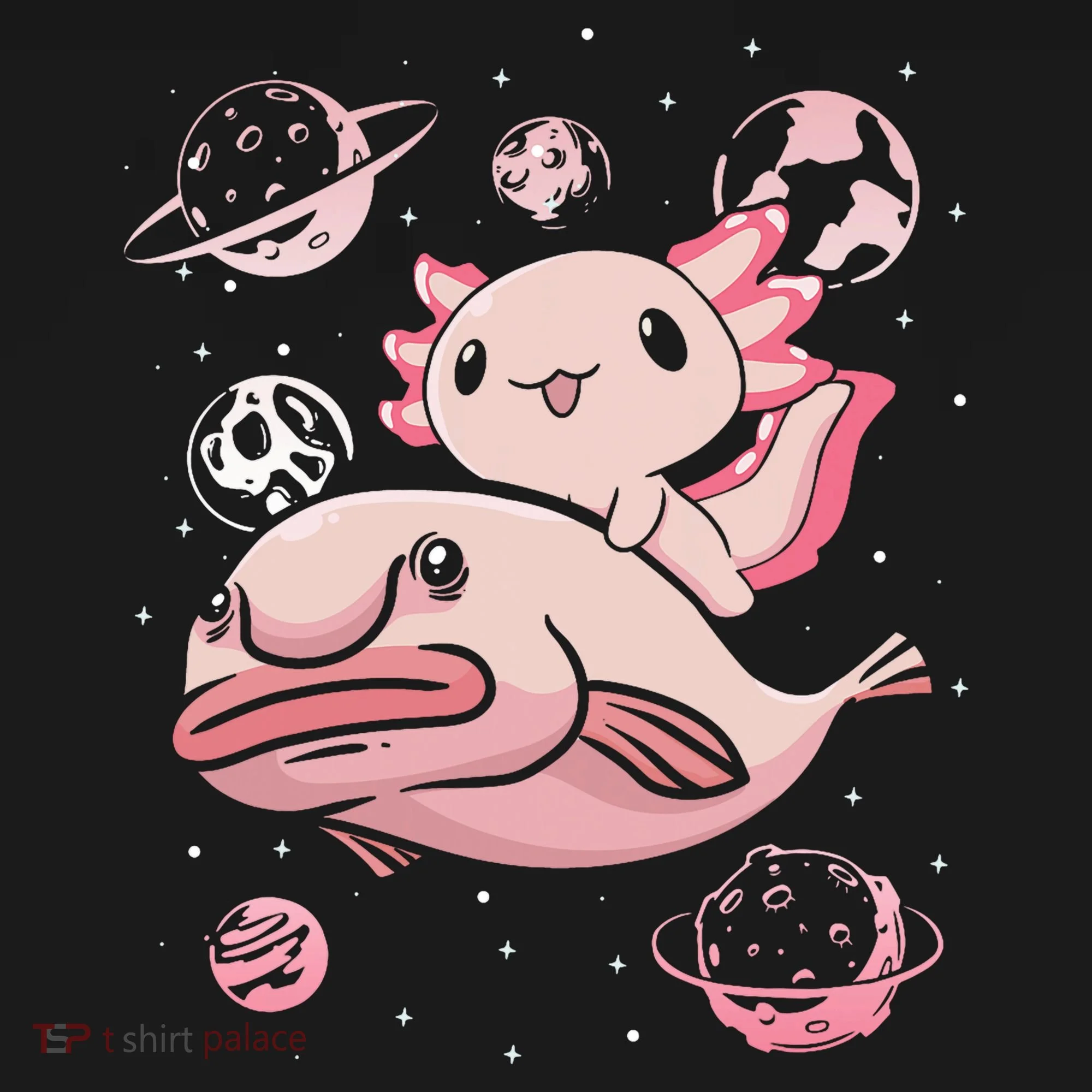 Axolotl Kawaii Blobfish Apron