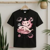 Axolotl Kawaii Blobfish T-Shirt thumb 2