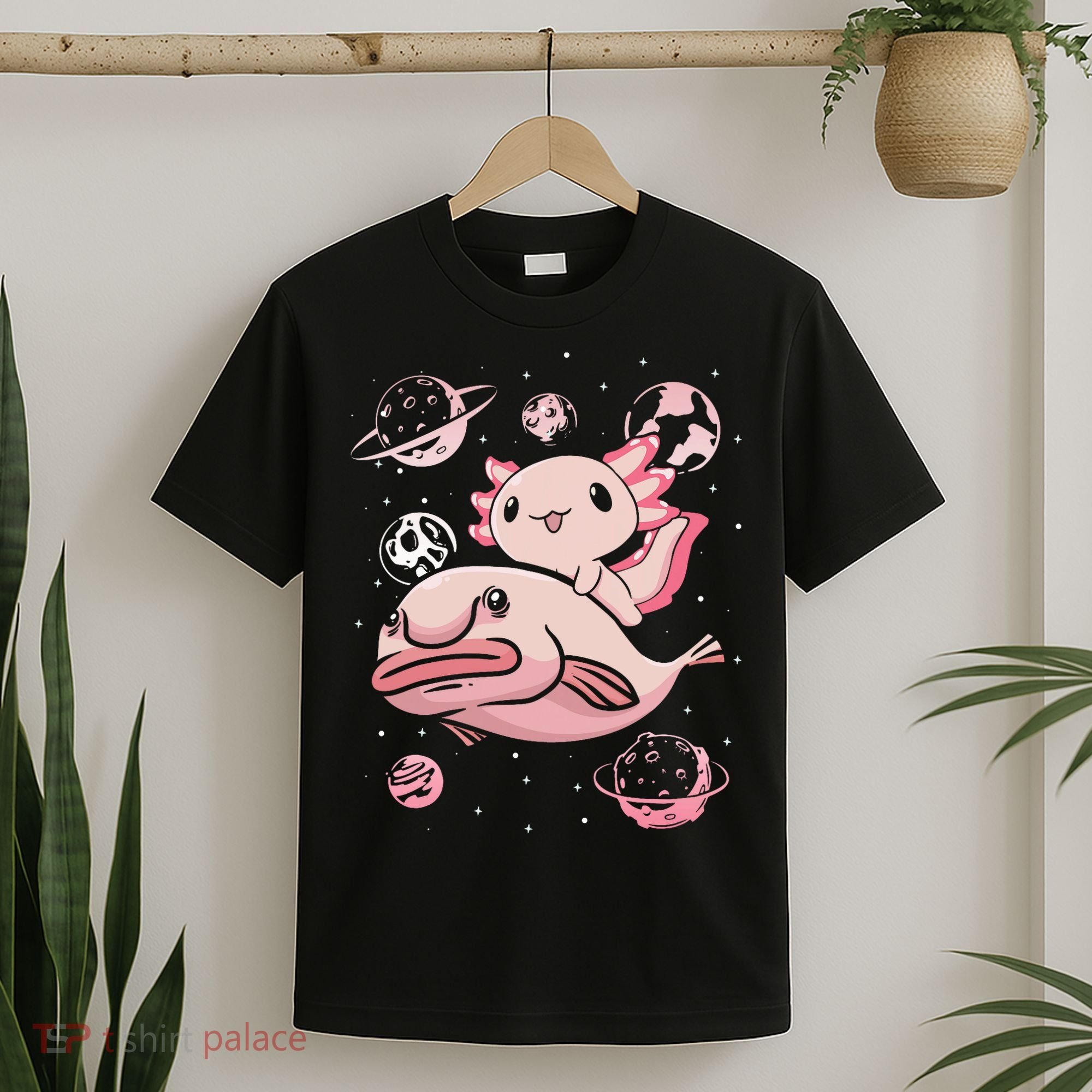 Axolotl Kawaii Blobfish T-Shirt