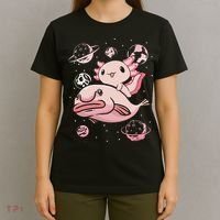 Axolotl Kawaii Blobfish T-Shirt thumb 4