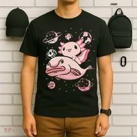 Axolotl Kawaii Blobfish T-Shirt thumb 6
