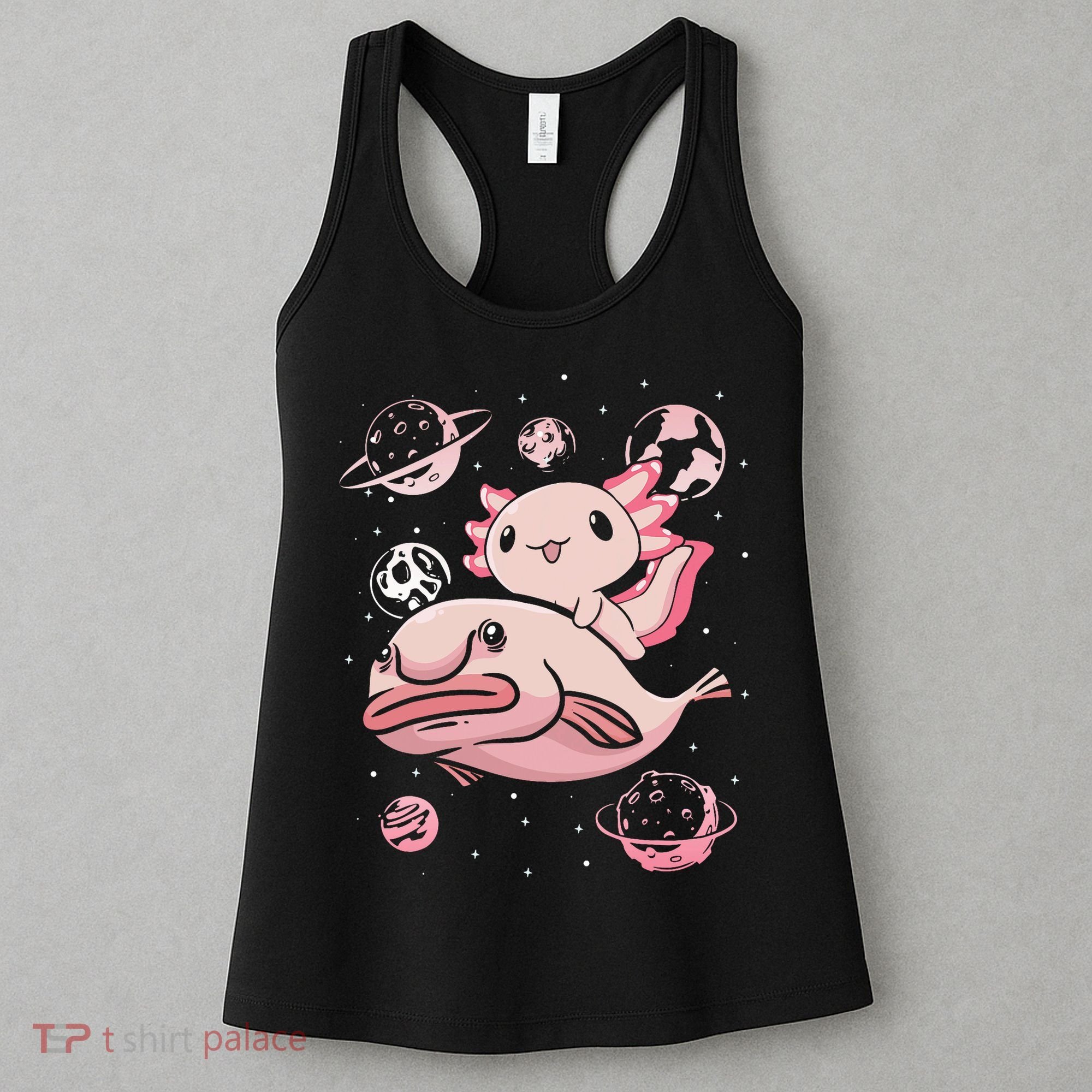 Axolotl Kawaii Blobfish Women's Tank Top