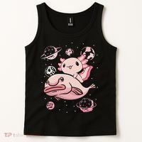 Axolotl Kawaii Blobfish Tank Top thumb 2