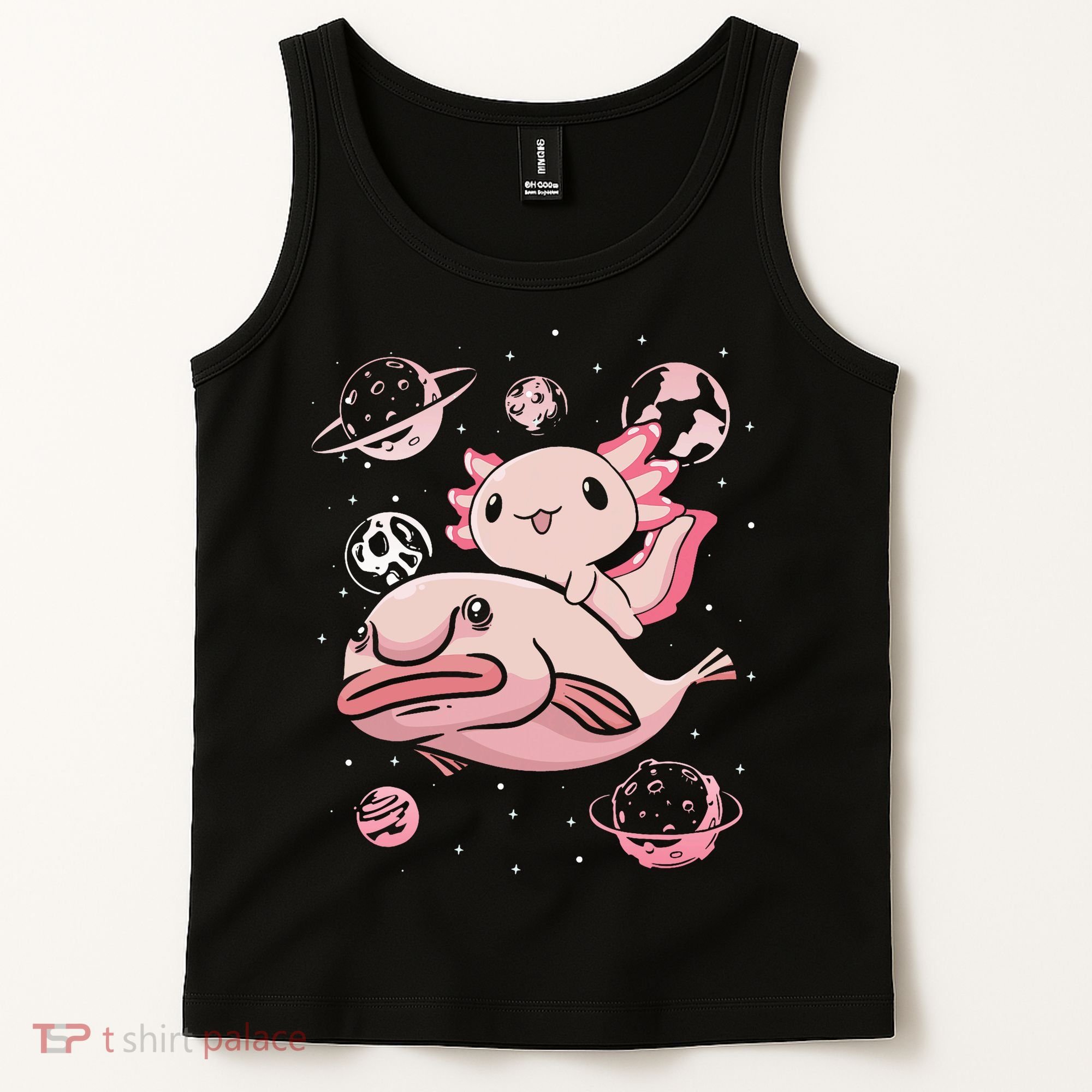 Axolotl Kawaii Blobfish Tank Top