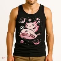 Axolotl Kawaii Blobfish Tank Top thumb 3