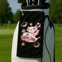 Axolotl Kawaii Blobfish Golf Towel thumb 2