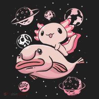 Axolotl Kawaii Blobfish Golf Towel thumb 3