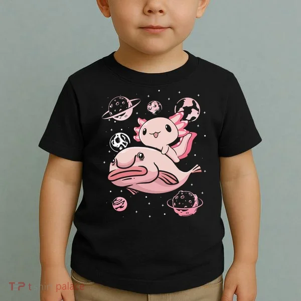 Axolotl Kawaii Blobfish Toddler T-Shirt