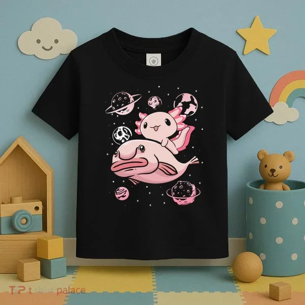 Axolotl Kawaii Blobfish Toddler T-Shirt