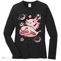 Axolotl Kawaii Blobfish Women's Long Sleeve Shirt thumb 0