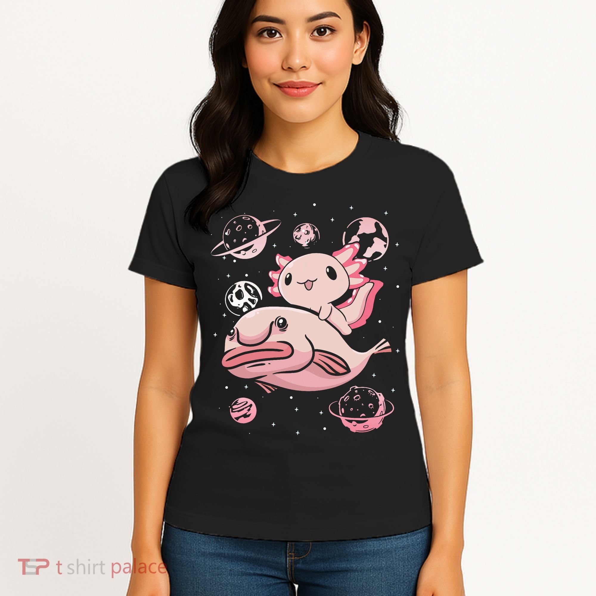 Axolotl Kawaii Blobfish Women's T-Shirt