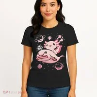Axolotl Kawaii Blobfish Women's T-Shirt thumb 4