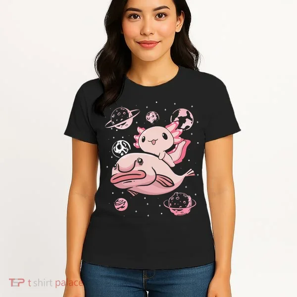 Axolotl Kawaii Blobfish Women's T-Shirt