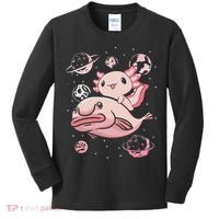 Axolotl Kawaii Blobfish Kids Long Sleeve Shirt thumb 0