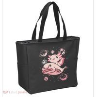 Axolotl Kawaii Blobfish Tote Bag thumb 2