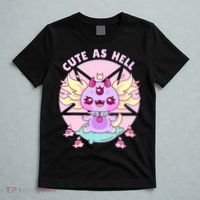 Axolotl Kawaii Baphomet Pastel Goth Cute Creepy Nu Goth  T-Shirt thumb 5