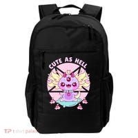 Axolotl Kawaii Baphomet Pastel Goth Cute Creepy Nu Goth  Backpack thumb 0