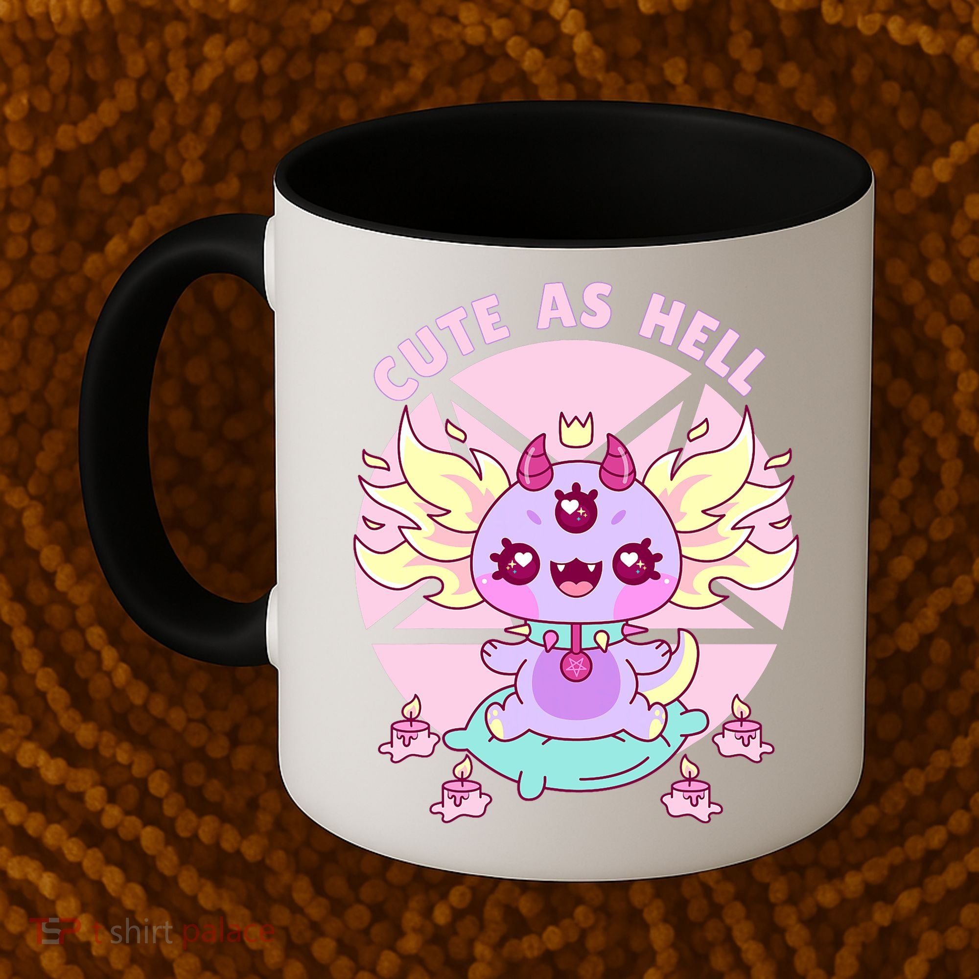 Axolotl Kawaii Baphomet Pastel Goth Cute Creepy Nu Goth  Coffee Mug